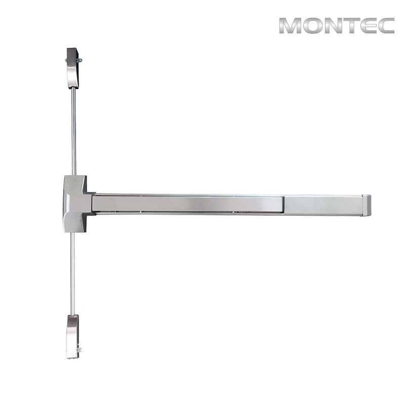 Barra Anti Pânico Porta de 02 Folhas com Fechadura Touch Linha Premium Prata 3 Barra Anti Pânico Porta de 02 Folhas com Fechadura Touch Linha Premium Prata - Imagem 3